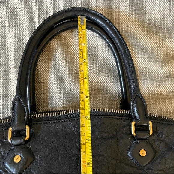Marc by Marc Jacobs Washed Up Lauren Black Satchel Bag - Picture 12 of 14